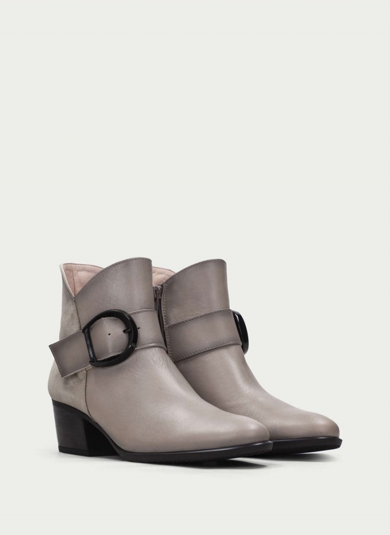 Hispanitas Madeira Női Bokacsizma Szürke Barna | IHS11MT