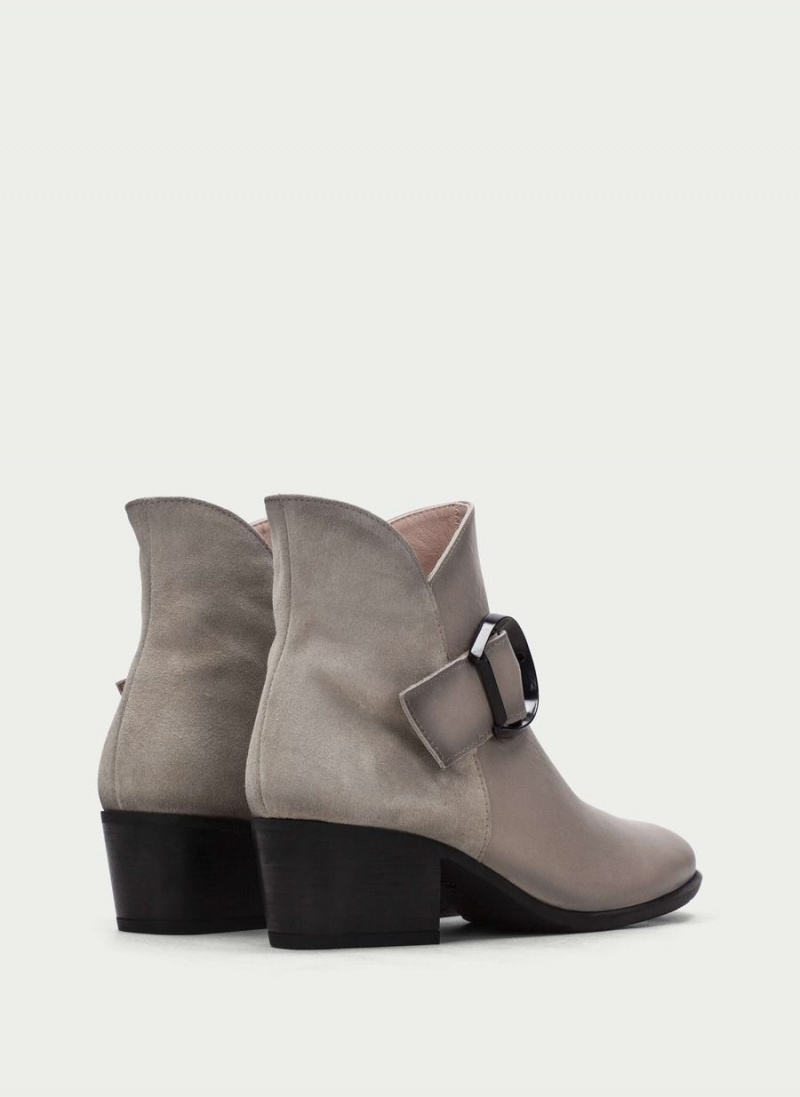 Hispanitas Madeira Női Bokacsizma Szürke Barna | IHS11MT