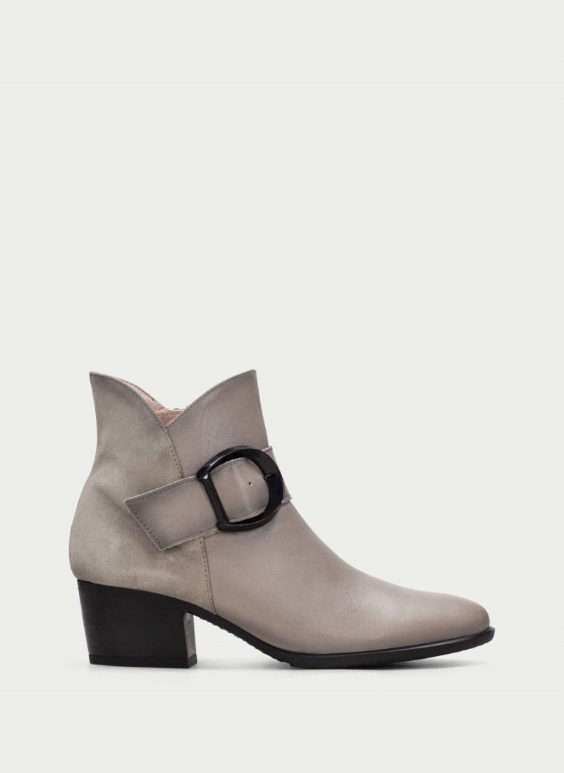 Hispanitas Madeira Női Bokacsizma Szürke Barna | IHS11MT