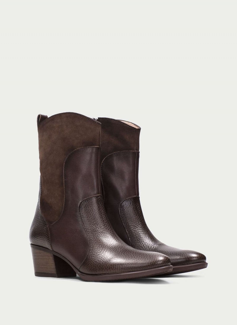 Hispanitas Madeira Női Western Csizma Barna | EGN9671WE