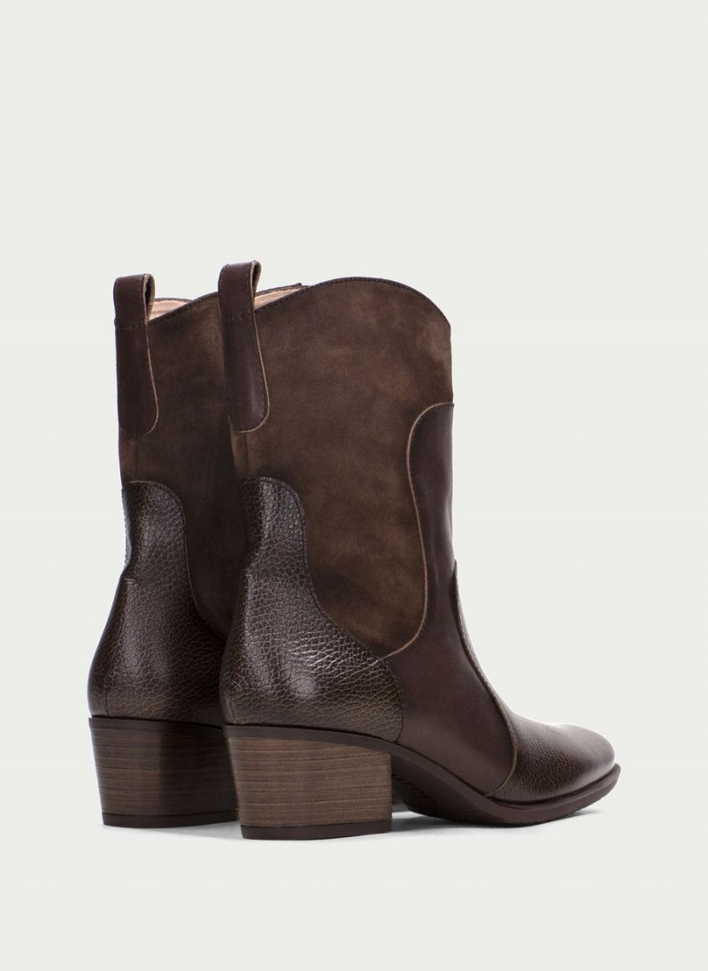 Hispanitas Madeira Női Western Csizma Barna | EGN9671WE