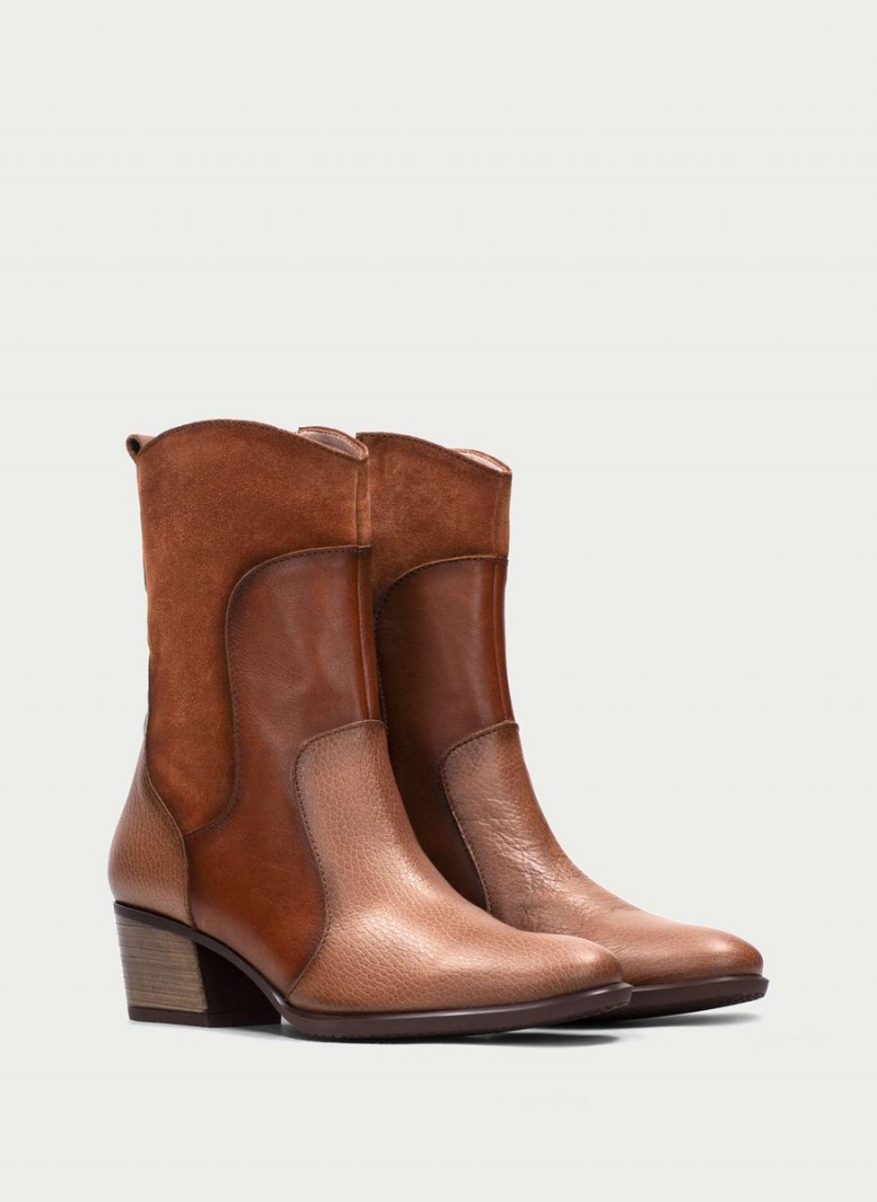 Hispanitas Madeira Női Western Csizma Sötétbarna | HRS6563DA