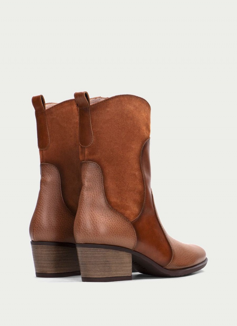 Hispanitas Madeira Női Western Csizma Sötétbarna | HRS6563DA