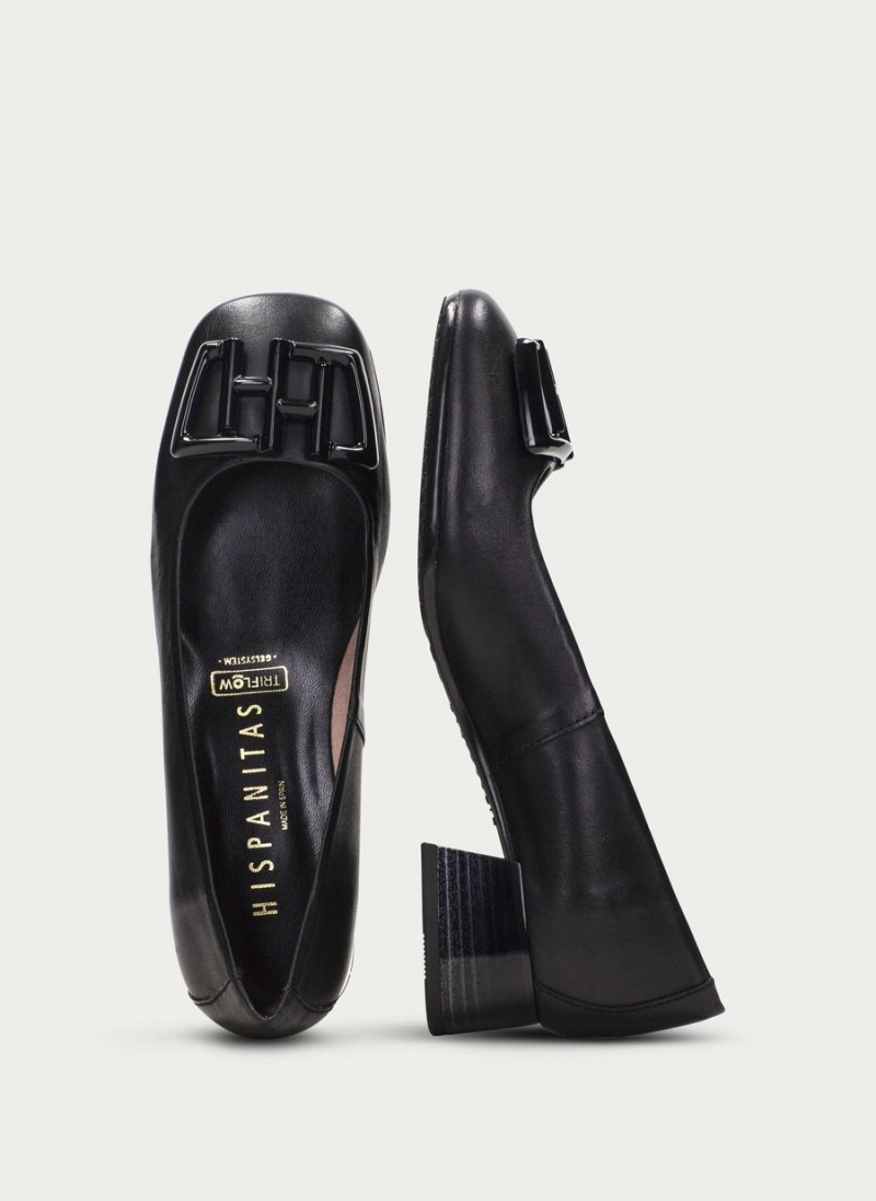 Hispanitas Manila Női Balerina Cipő Fekete | HVH4369GE