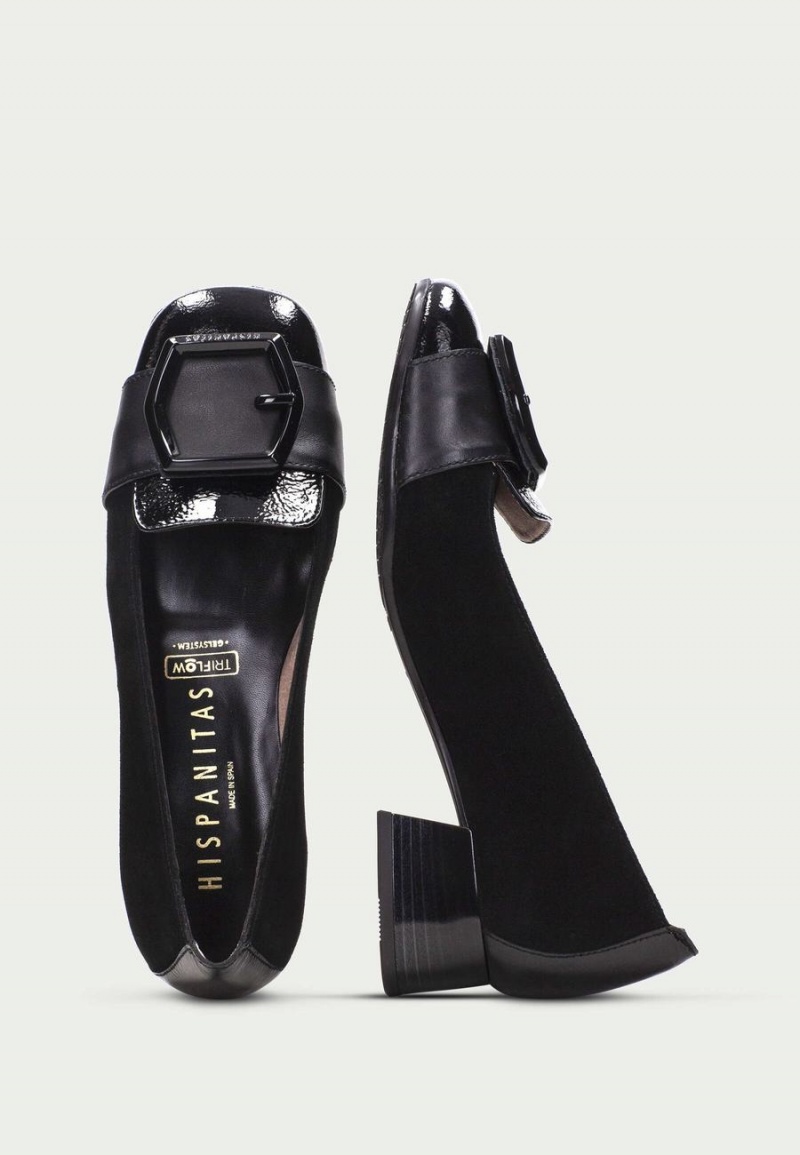 Hispanitas Manila Női Balerina Cipő Fekete | ESR5518AK