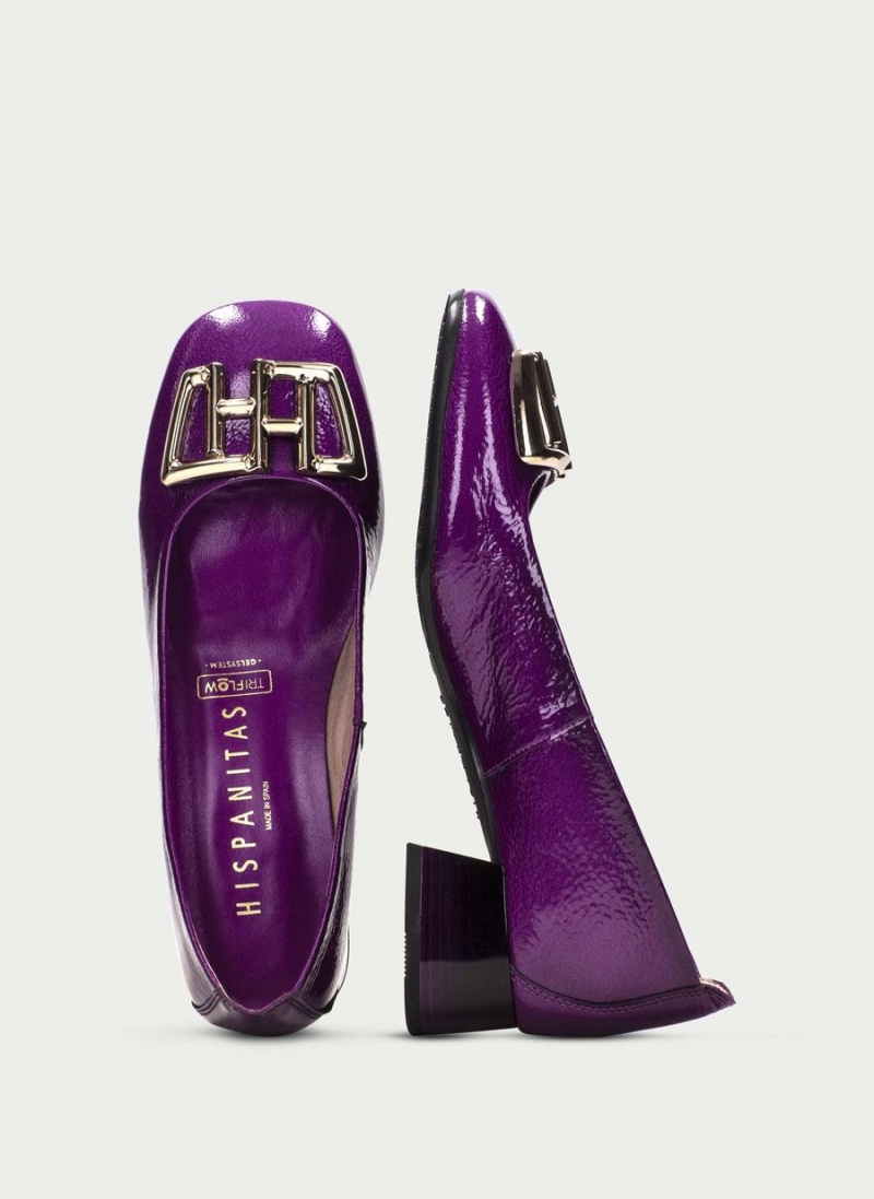 Hispanitas Manila Női Balerina Cipő Lila | WYS9180VM