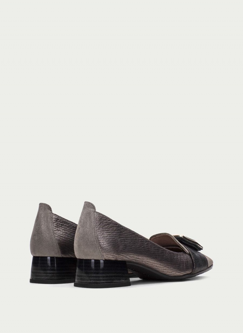 Hispanitas Manila Női Balerina Cipő Szürke Arany | NGB4973DL