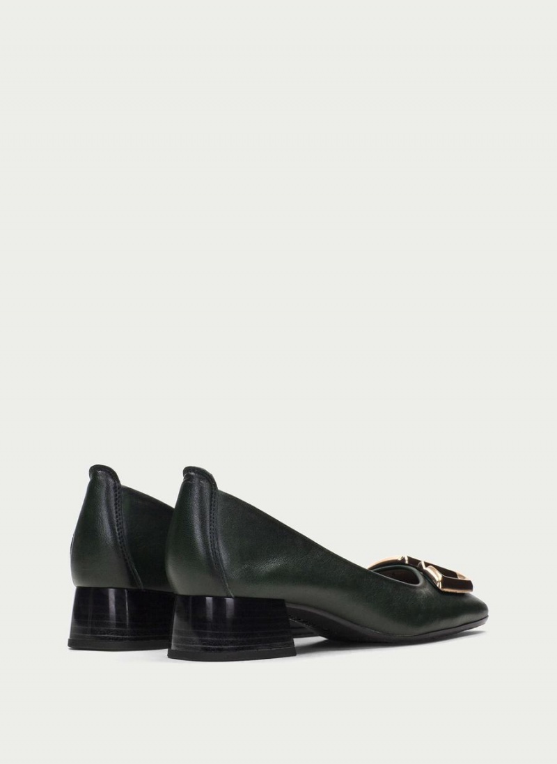 Hispanitas Manila Női Balerina Cipő Zöld | XPL27RR