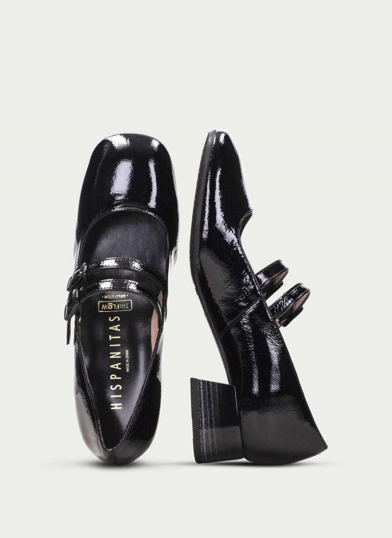 Hispanitas Manila Női Mary Jane Cipő Fekete | QVQ1075YL