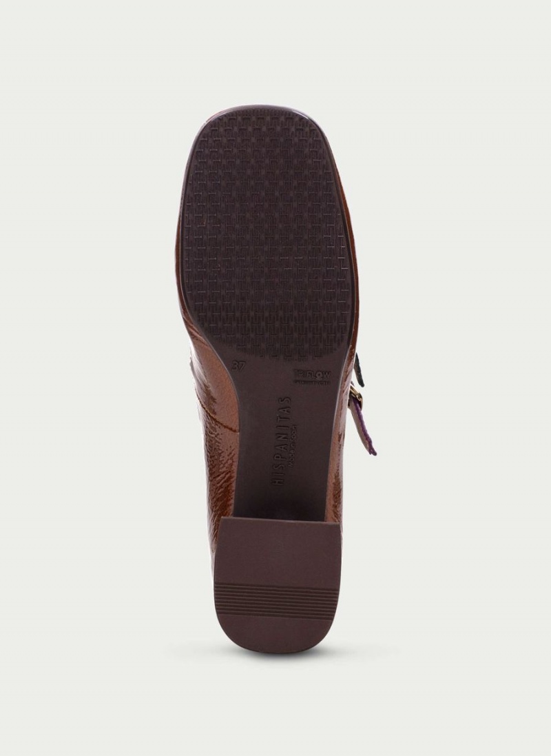 Hispanitas Manila Női Mary Jane Cipő Sötétbarna | ITA3147GY