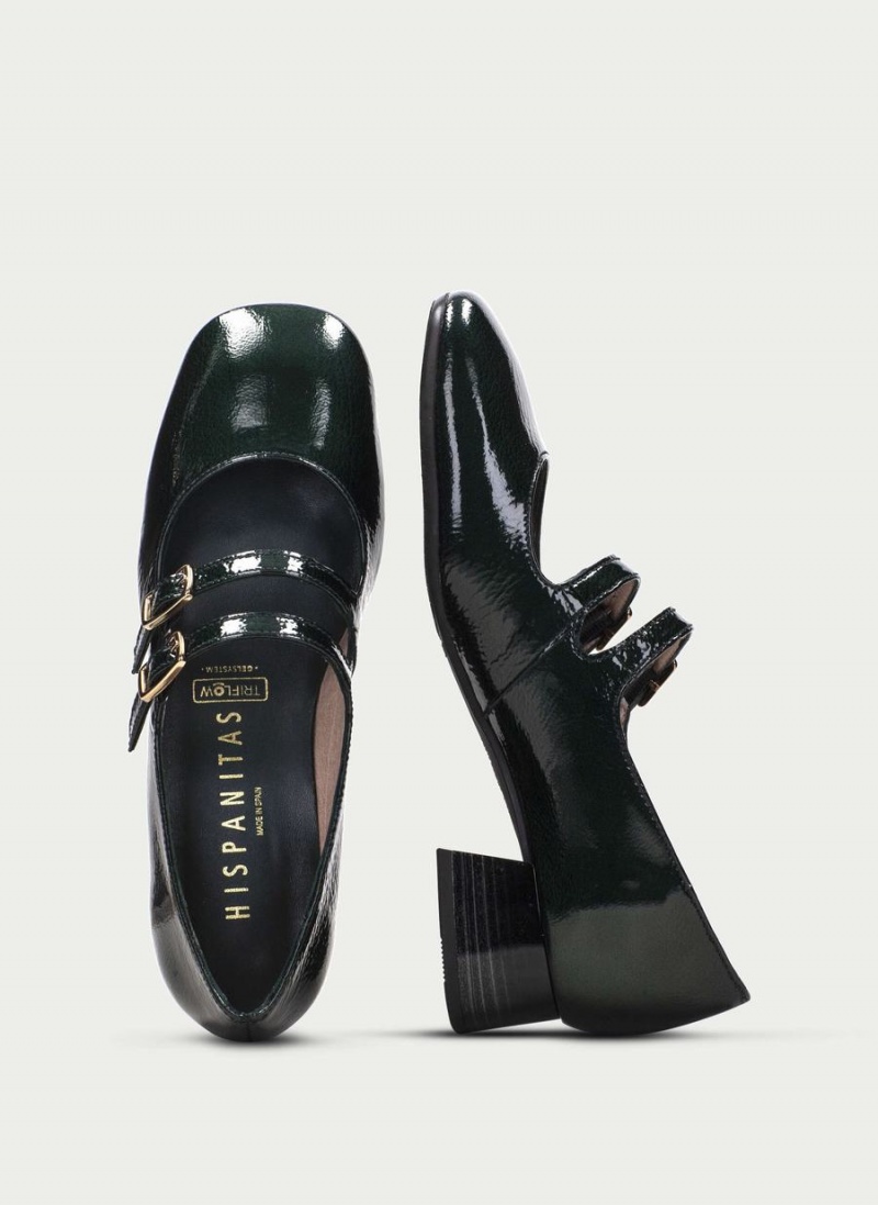 Hispanitas Manila Női Mary Jane Cipő Zöld | XIB4940EJ