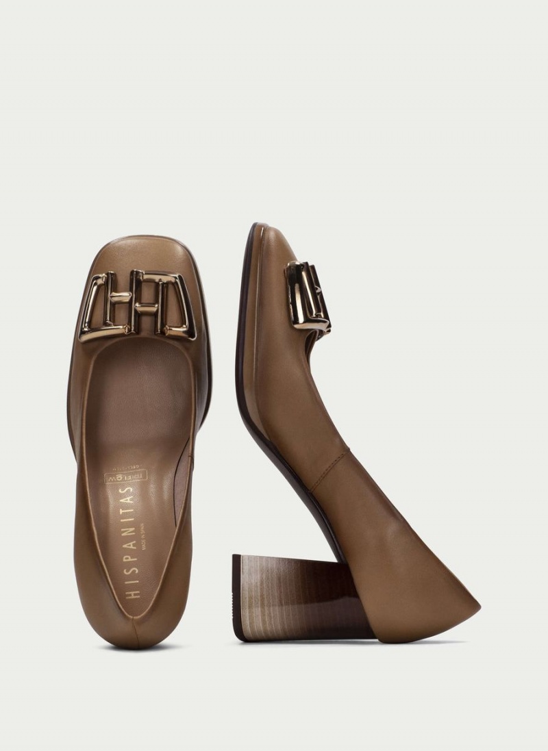 Hispanitas Monaco Női Magassarkú Khaki | NWM33SV