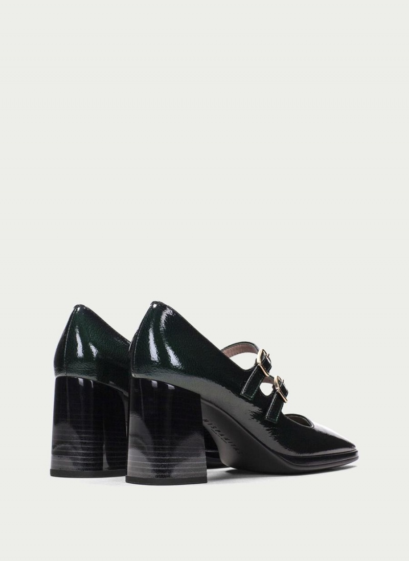 Hispanitas Monaco Női Mary Jane Cipő Zöld | ZDV92IV