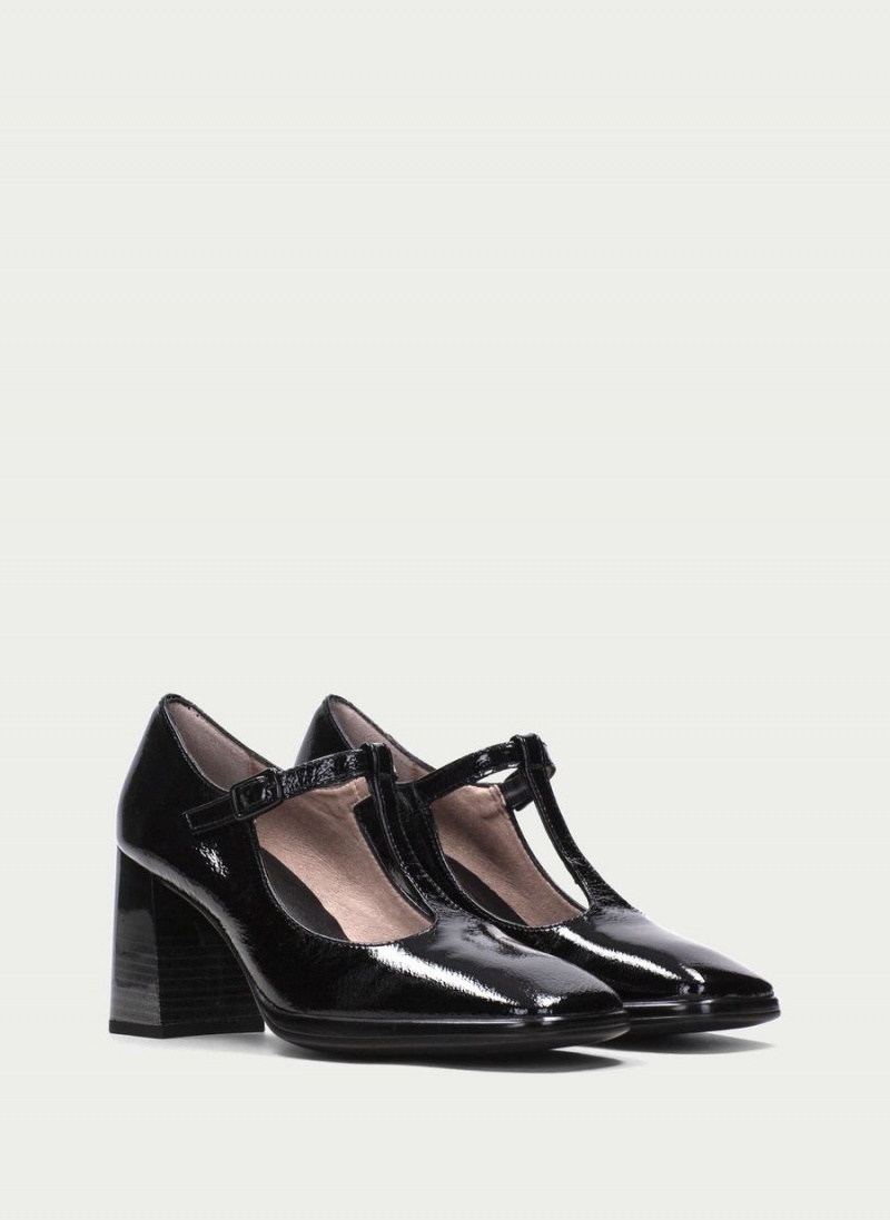 Hispanitas Monaco T Pántos Női Magassarkú Fekete | JTH1290PH