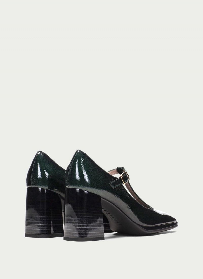 Hispanitas Monaco T Pántos Női Magassarkú Zöld | MXB6333TF