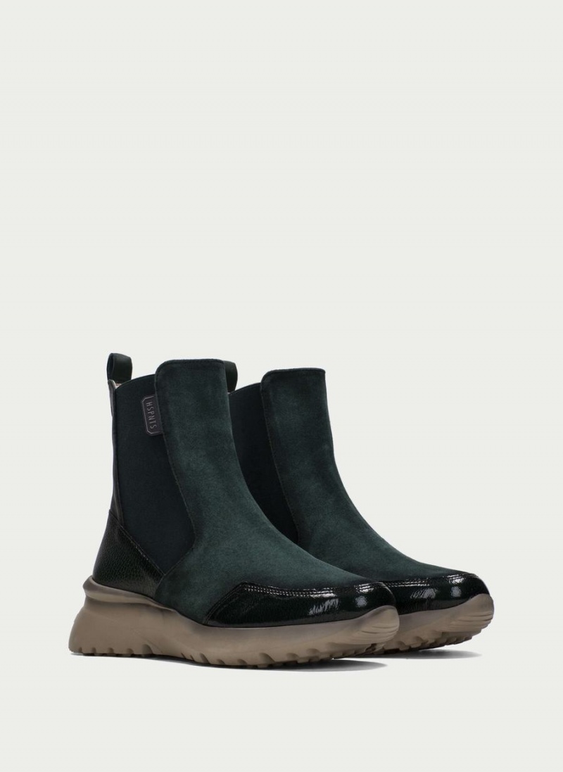 Hispanitas Polinesia Női Bokacsizma Sport Zöld | NIW115WV