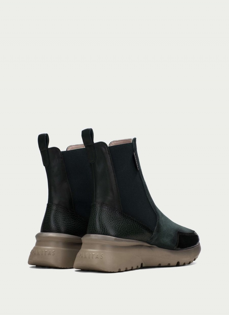 Hispanitas Polinesia Női Bokacsizma Sport Zöld | NIW115WV