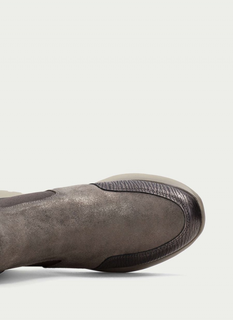 Hispanitas Polinesia Női Bokacsizma Sport Szürke Barna | ILF6790UL