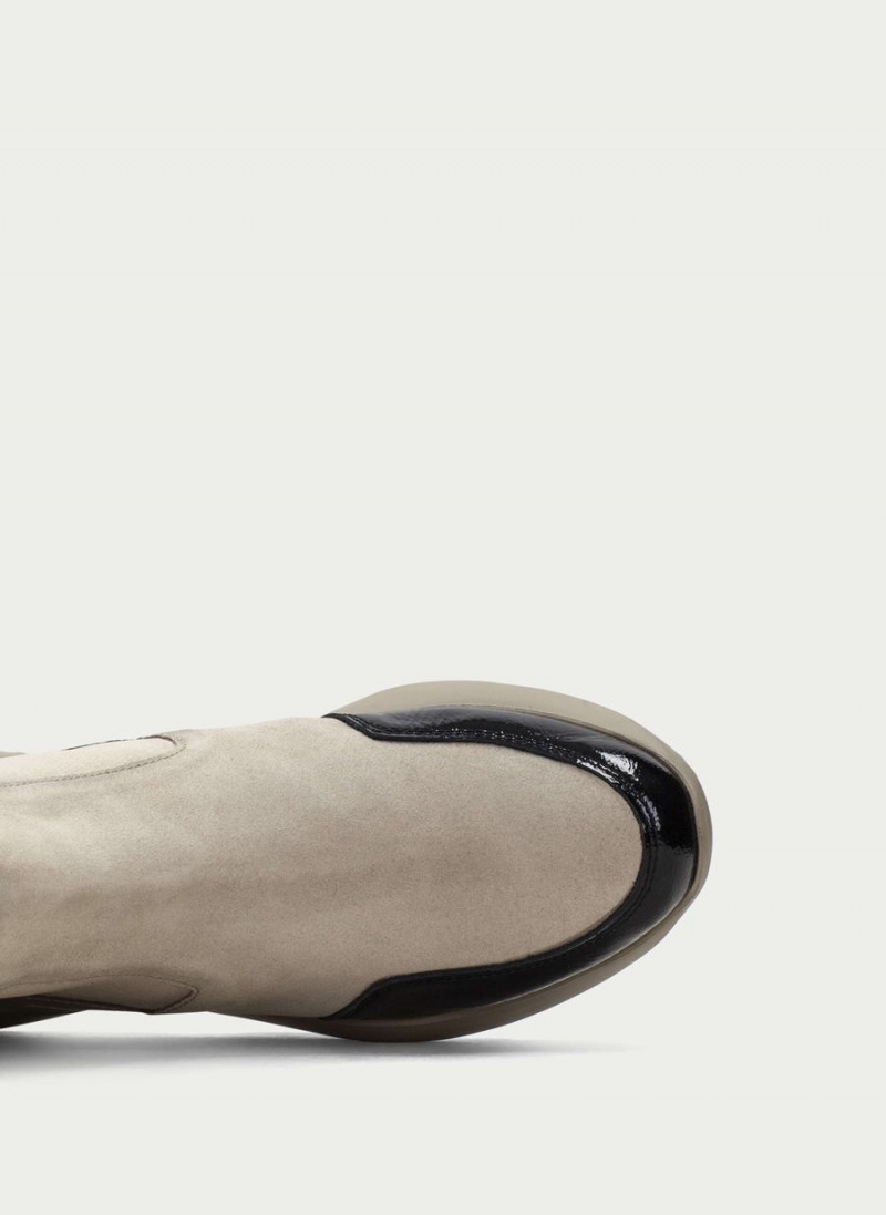 Hispanitas Polinesia Női Bokacsizma Sport Fehér Fekete | YGO8913LZ