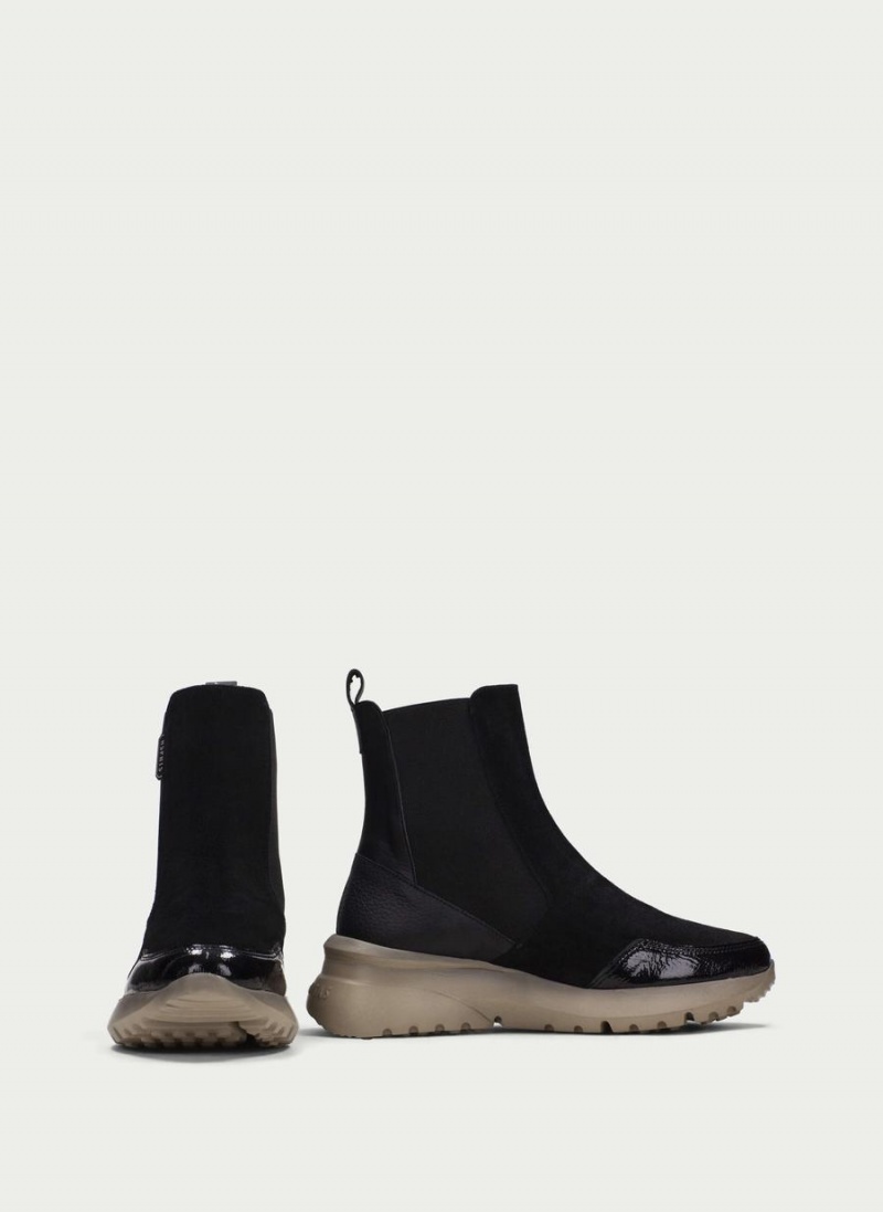 Hispanitas Polinesia Női Bokacsizma Sport Fekete | OHC2280WY