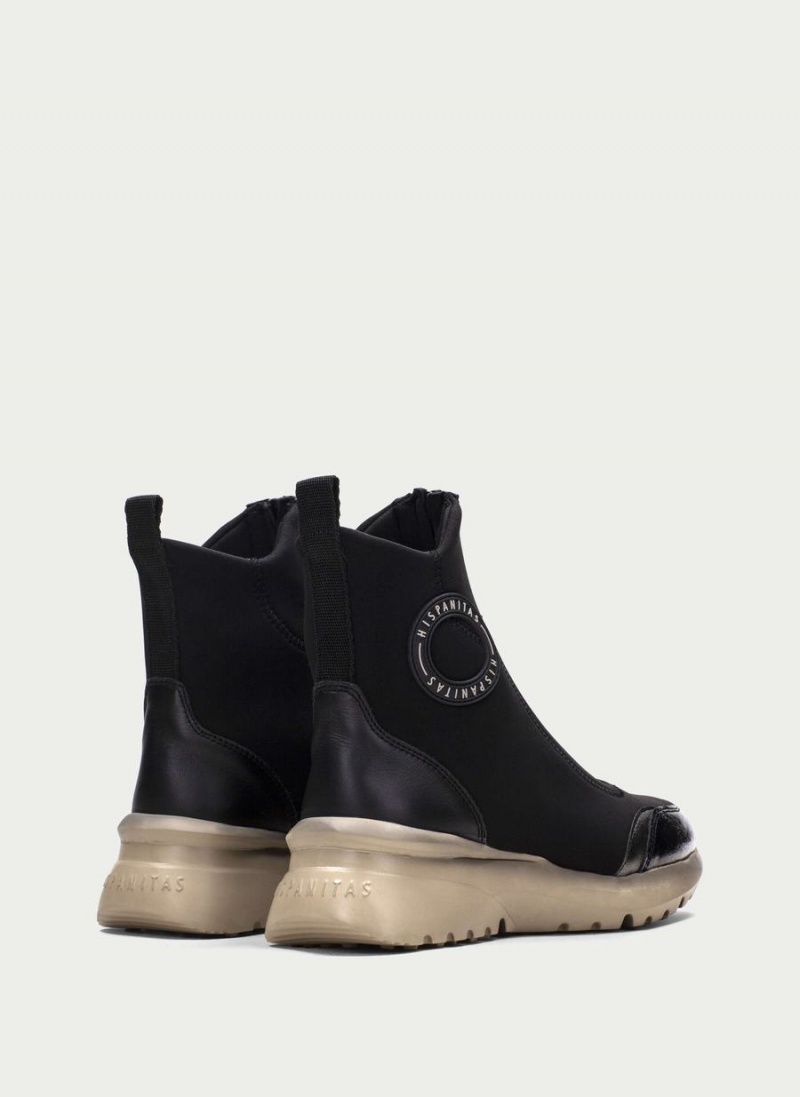 Hispanitas Polinesia Női Bokacsizma Sport Fekete | ANE8982VT