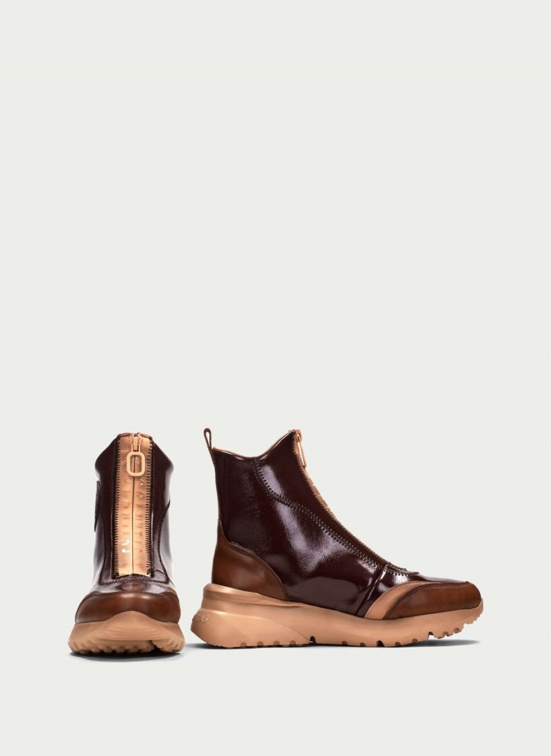 Hispanitas Polinesia Női Bokacsizma Sport Sötétbarna | CAR5238ED