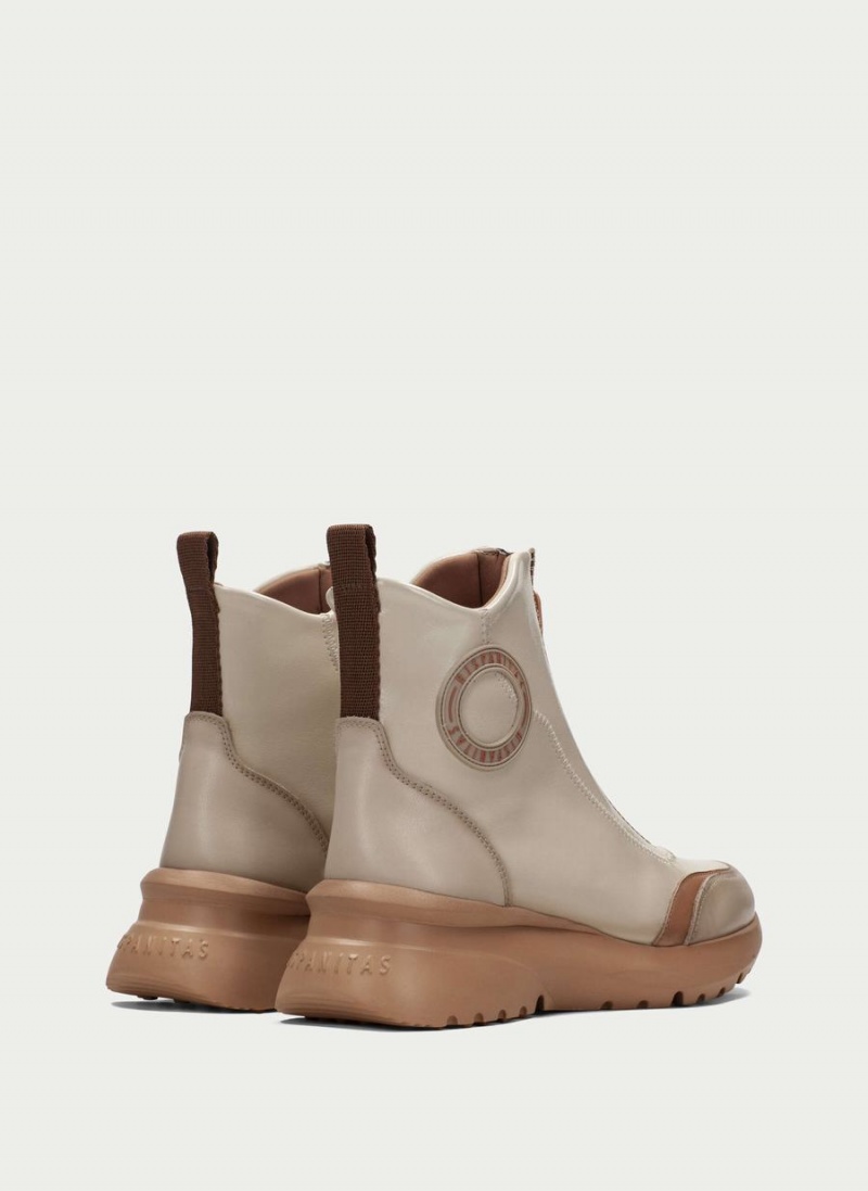 Hispanitas Polinesia Női Bokacsizma Sport Fehér | XZL8857GQ