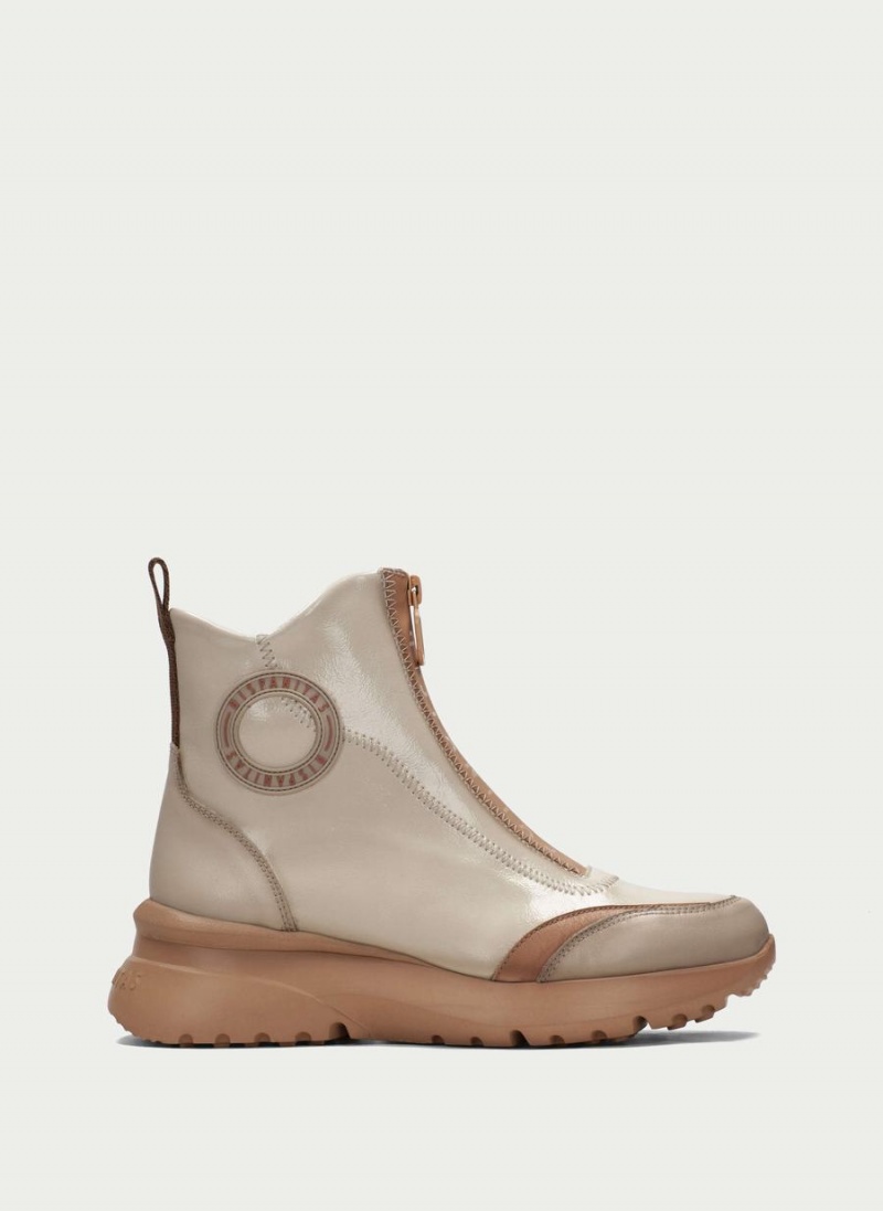 Hispanitas Polinesia Női Bokacsizma Sport Fehér | XZL8857GQ