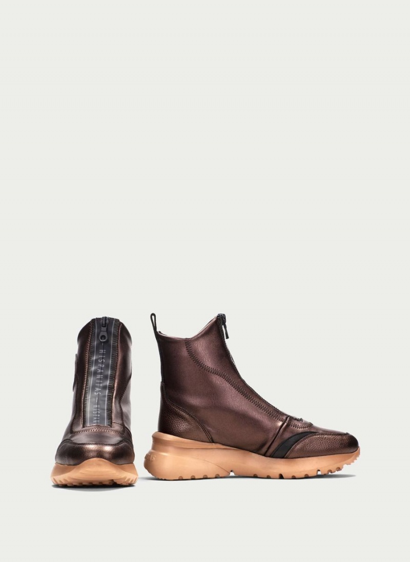 Hispanitas Polinesia Női Bokacsizma Sport Barna | FZM8434NV