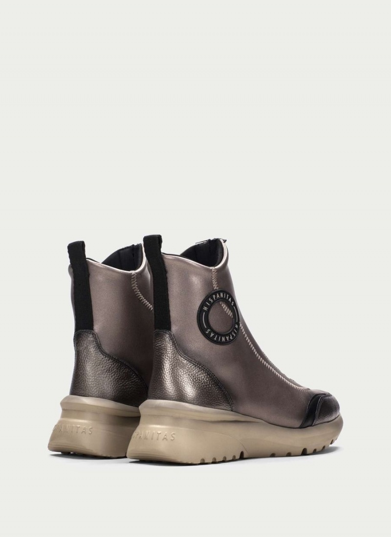 Hispanitas Polinesia Női Bokacsizma Sport Titán | UQH9212KZ