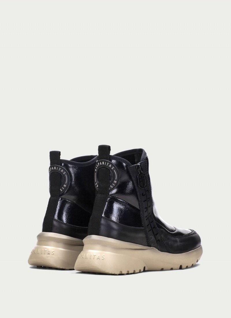 Hispanitas Polinesia Női Bokacsizma Sport Fekete | MEW3534VD