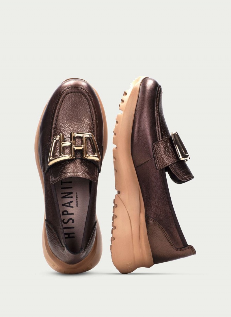 Hispanitas Polinesia Női Loafers Barna | QNO6833WI
