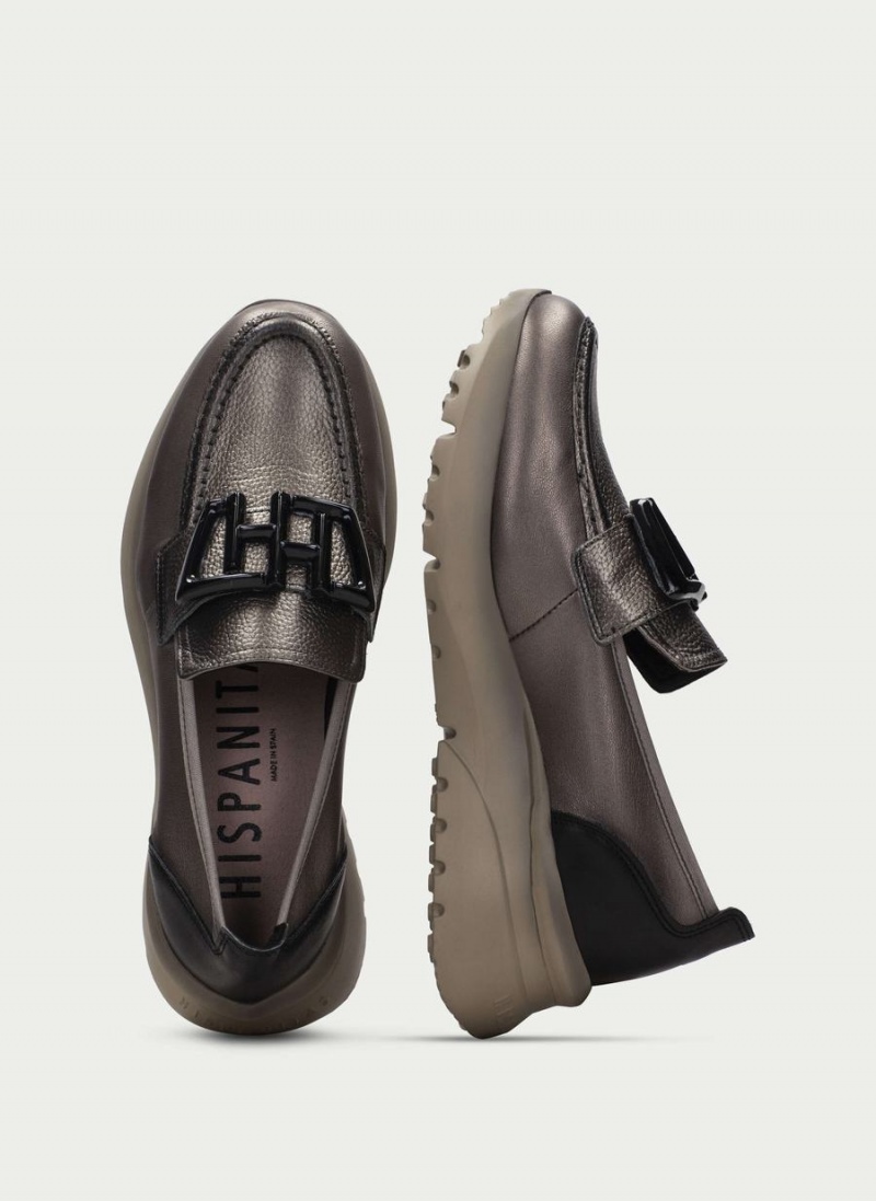 Hispanitas Polinesia Női Loafers Titán | JAG1168TQ