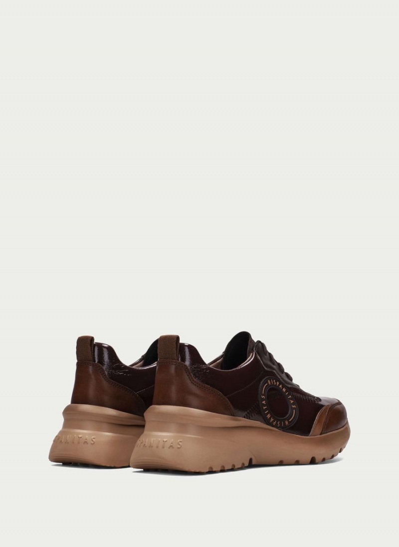 Hispanitas Polinesia Női Sportcipő Sötétbarna | ARO6584AK