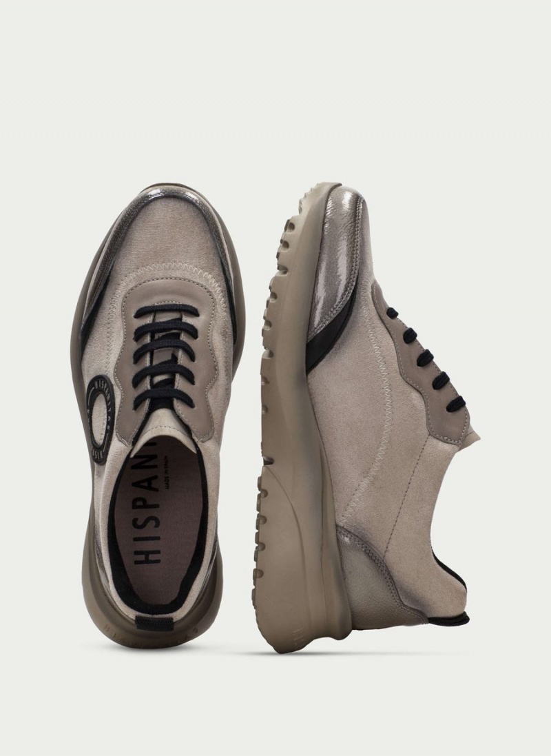 Hispanitas Polinesia Női Sportcipő Szürke Barna Fehér | TCL1689BA