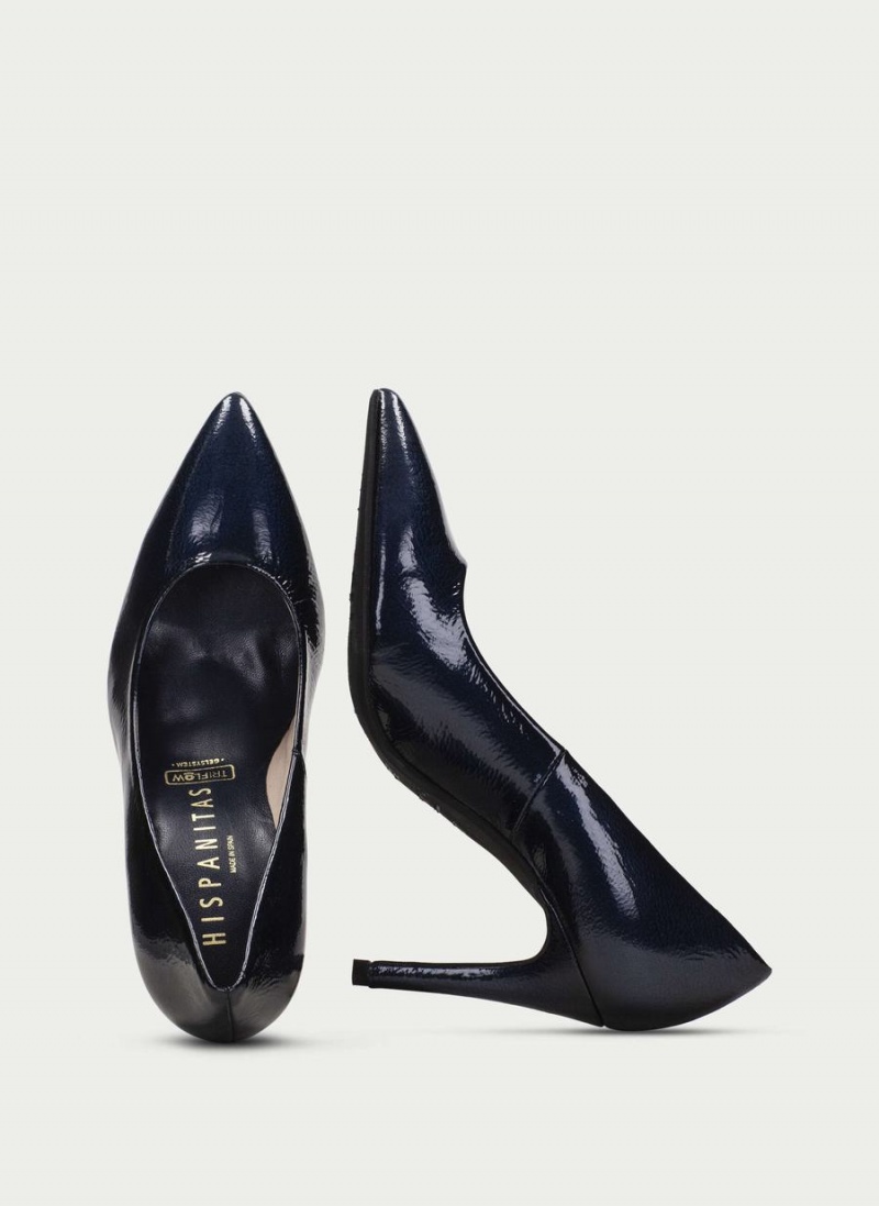 Hispanitas Samanta Női Magassarkú Sötétkék Kék | QNK554ZB