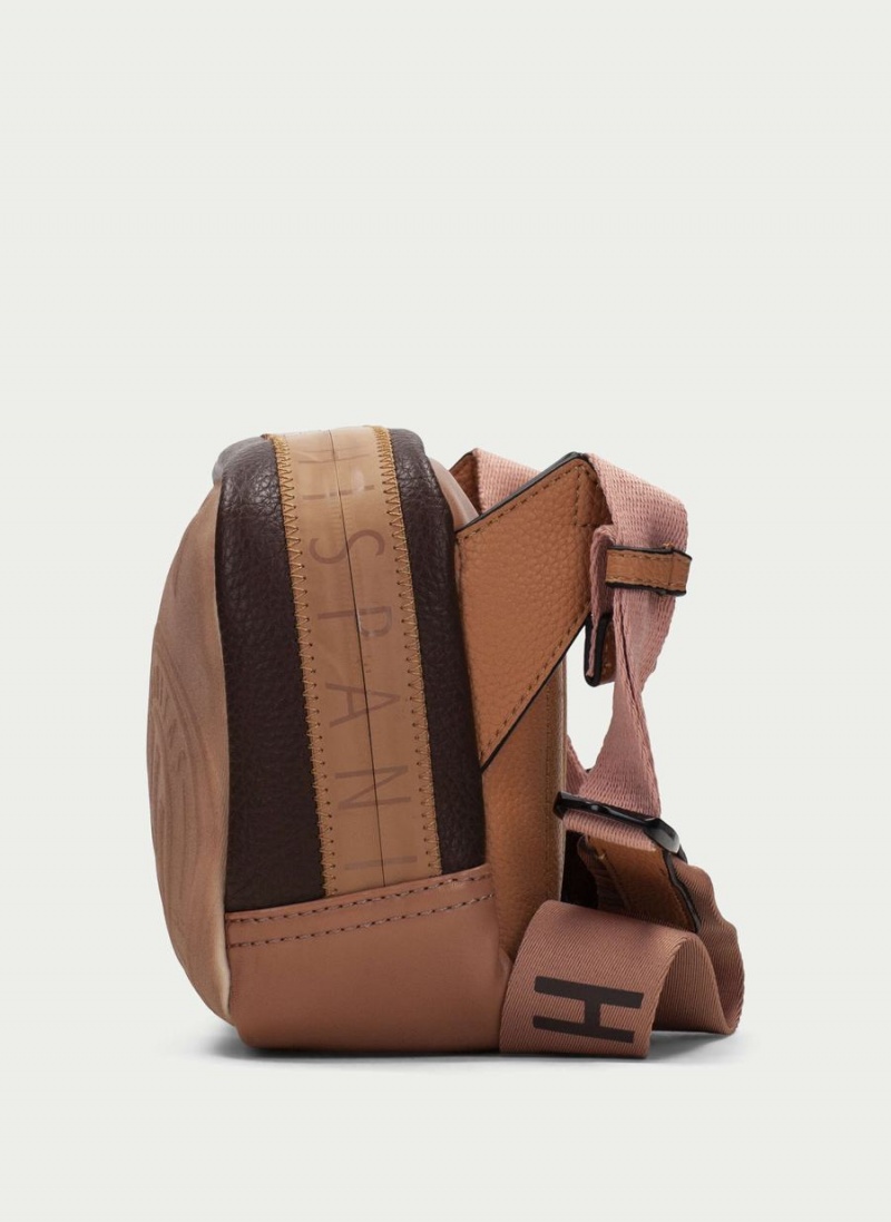 Hispanitas Shoulder Női Táskák Barna Sárgabarack | GUW2669RN