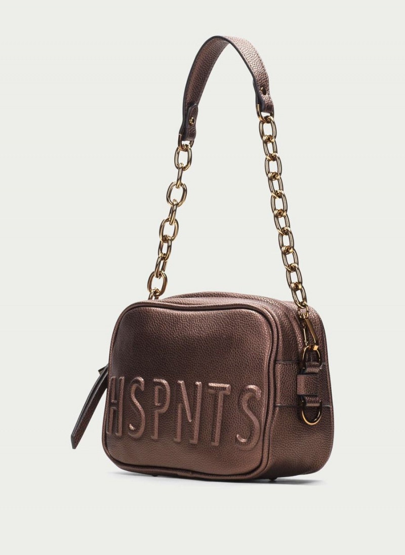 Hispanitas Shoulder Női Táskák Barna | VVK4746TY