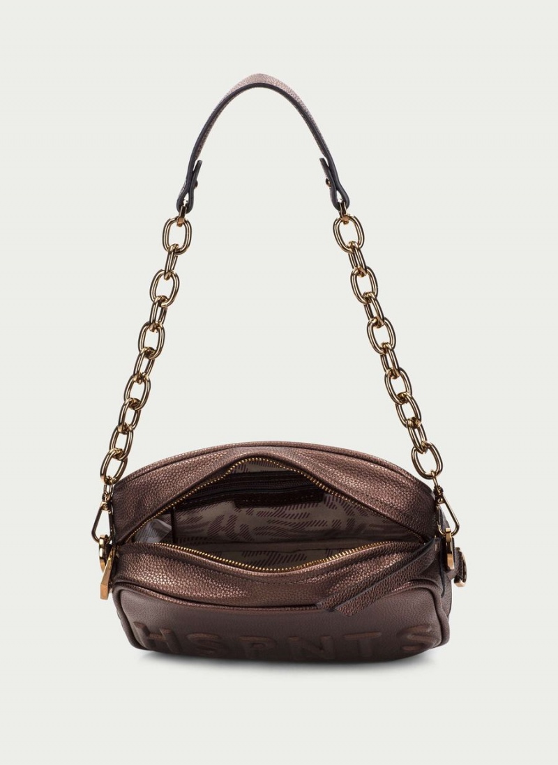 Hispanitas Shoulder Női Táskák Barna | VVK4746TY