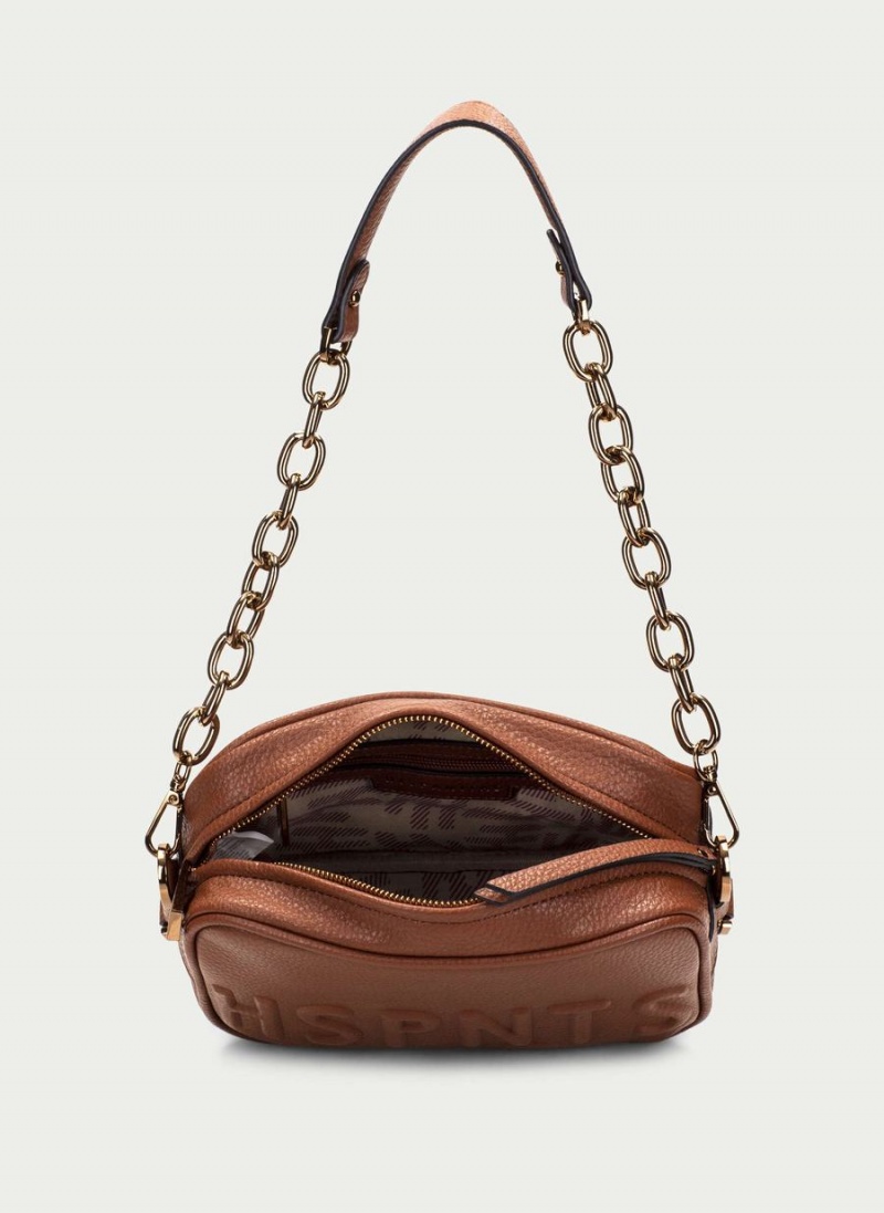 Hispanitas Shoulder Női Táskák Barna | XMF9733GU