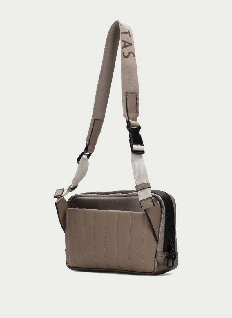 Hispanitas Shoulder Női Táskák Fekete Szürke Barna | XQV5578EA