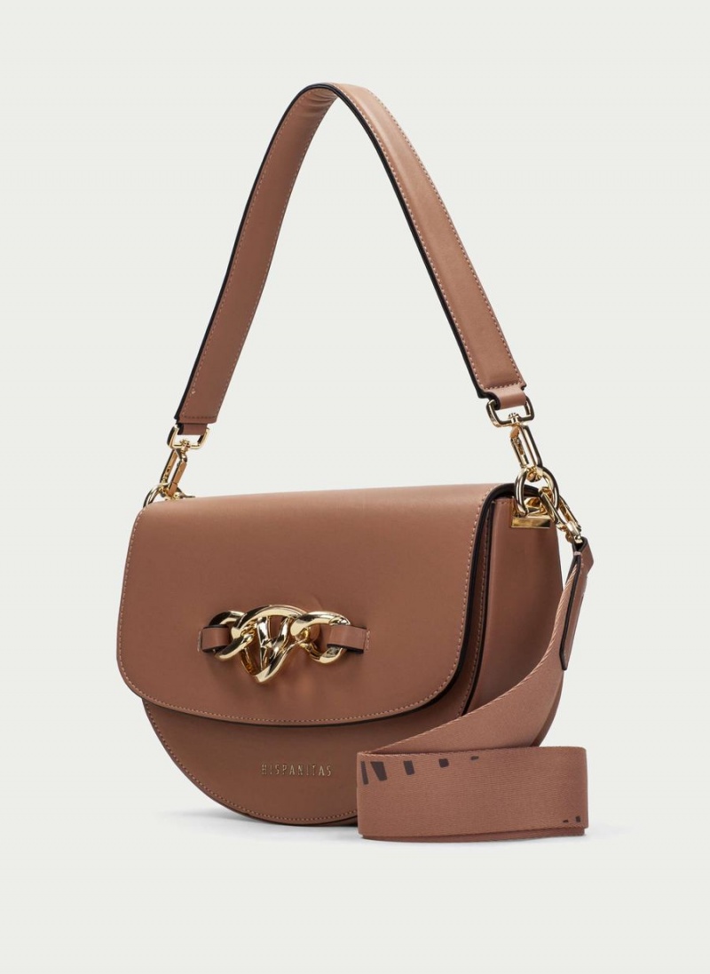 Hispanitas Shoulder Női Táskák Sárgabarack | LJK798FH