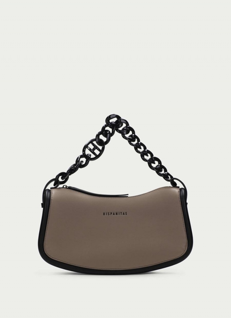 Hispanitas Shoulder Női Táskák Szürke Barna | BQF3976UN