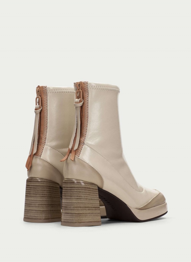 Hispanitas Tokio Női Bokacsizma Fehér | LLV3972IO