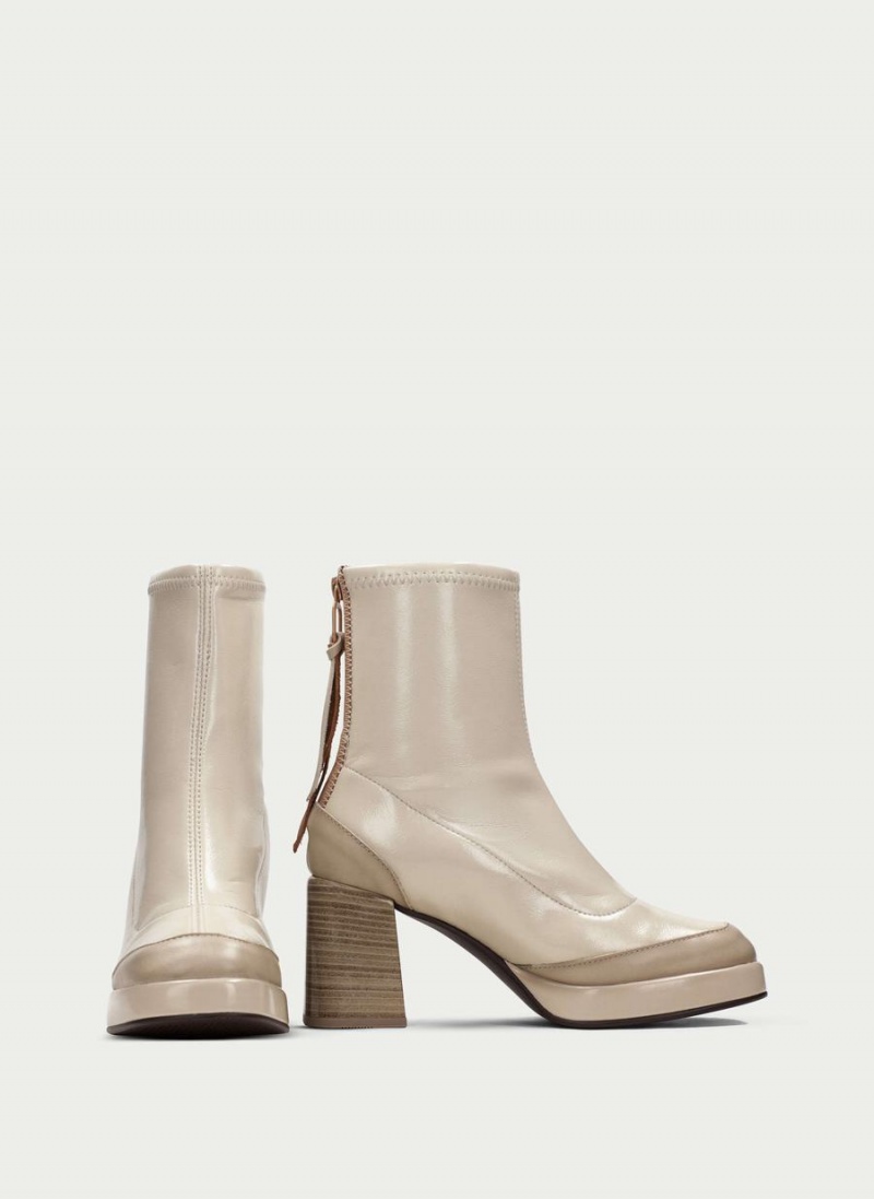 Hispanitas Tokio Női Bokacsizma Fehér | LLV3972IO