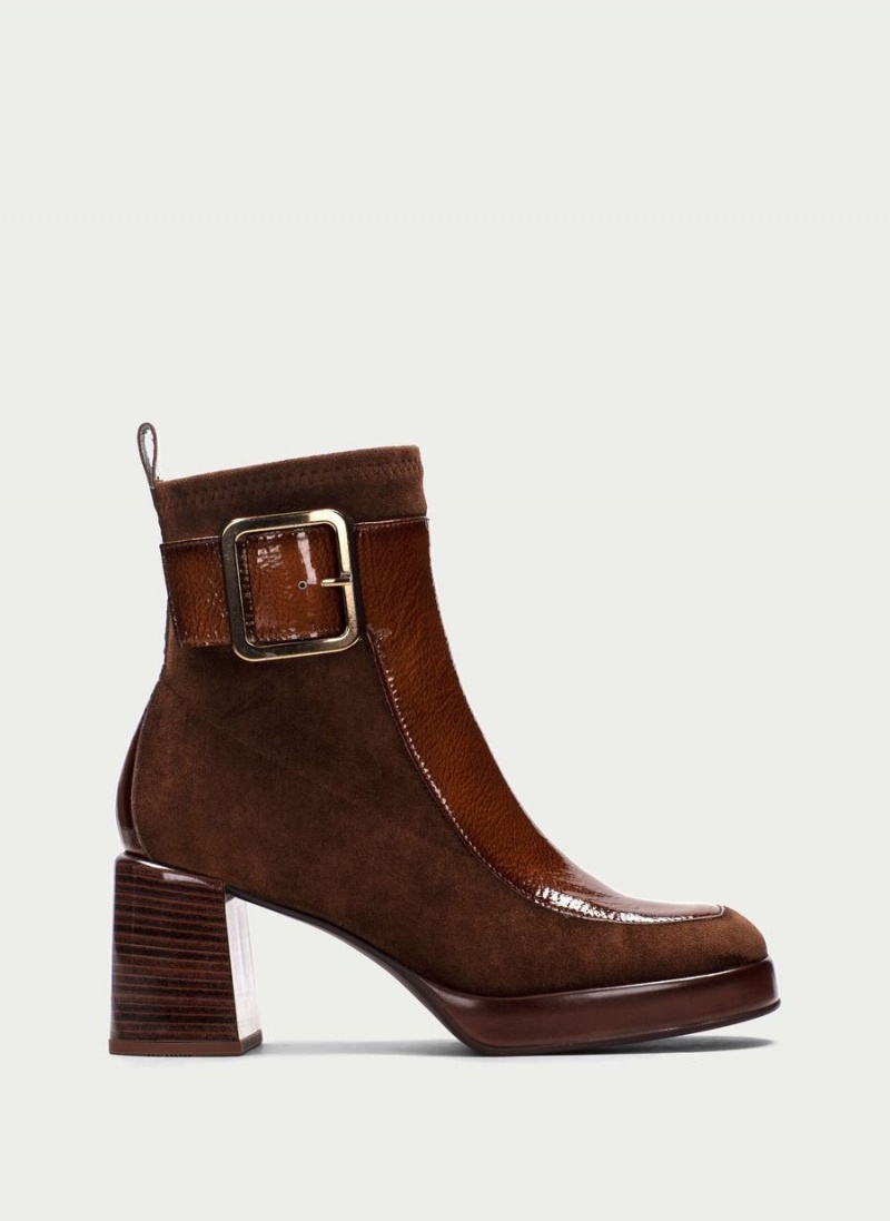 Hispanitas Tokio Női Bokacsizma Sötétbarna | KXU8639ZR