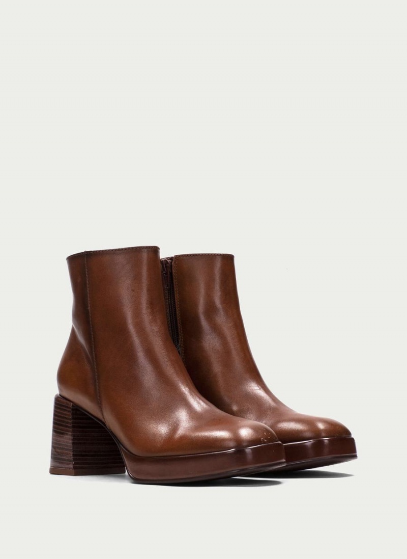 Hispanitas Tokio Női Bokacsizma Sötétbarna | ERF744HE