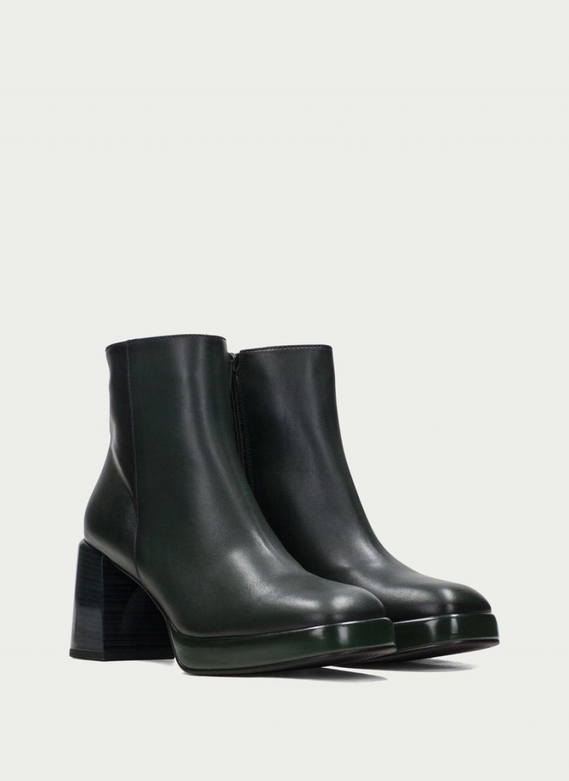 Hispanitas Tokio Női Bokacsizma Zöld Fekete | LTP9169IV