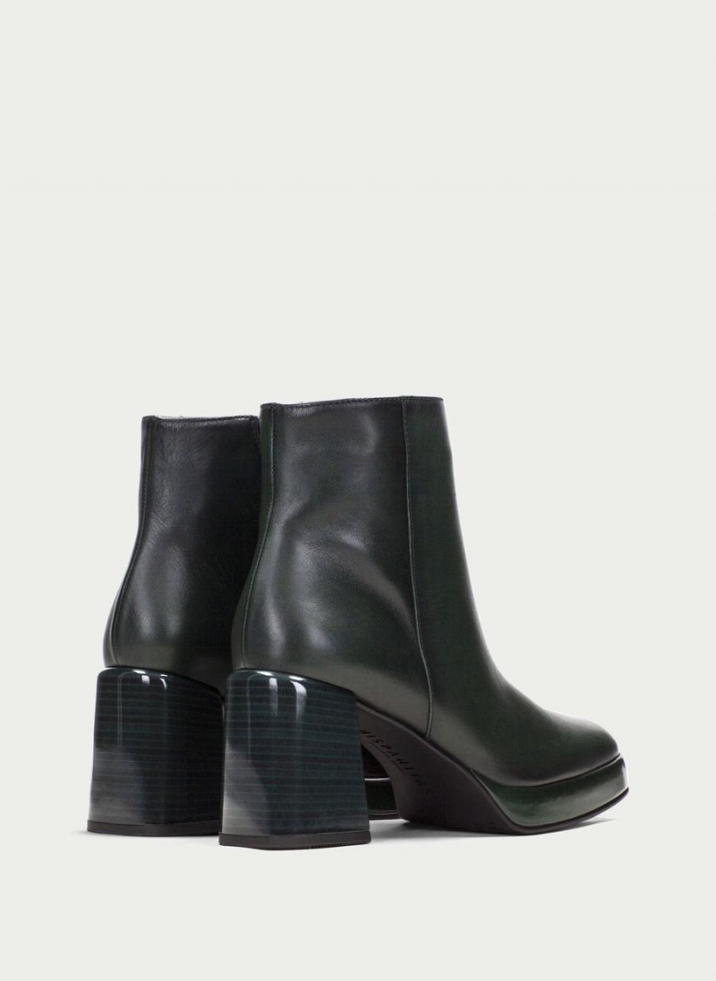Hispanitas Tokio Női Bokacsizma Zöld Fekete | LTP9169IV