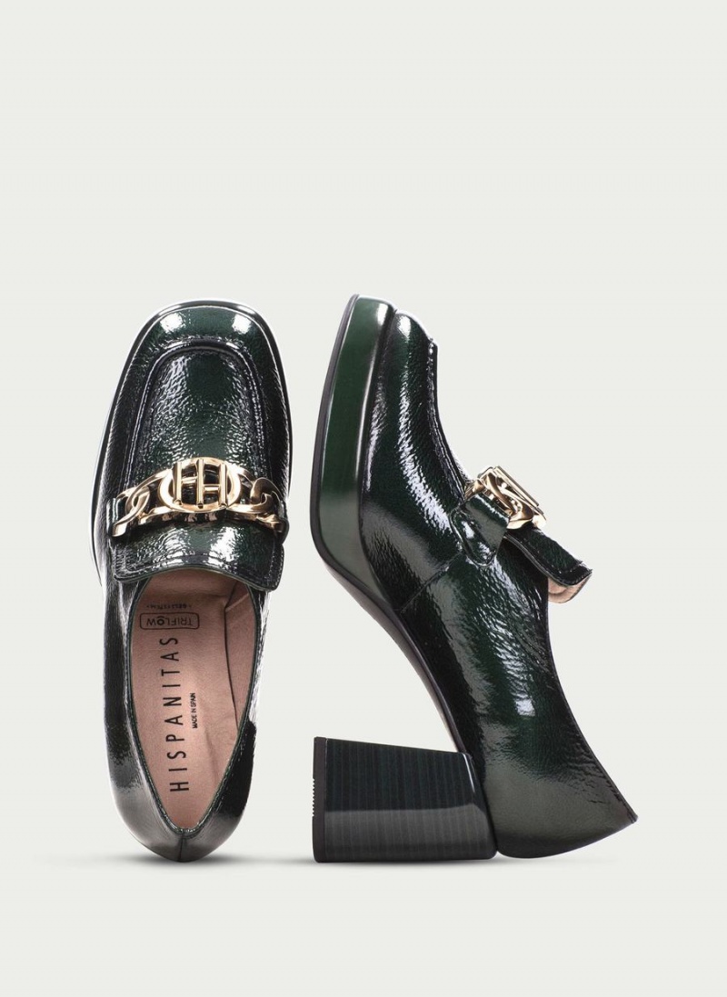 Hispanitas Tokio Női Loafers Zöld | HNQ3479WC